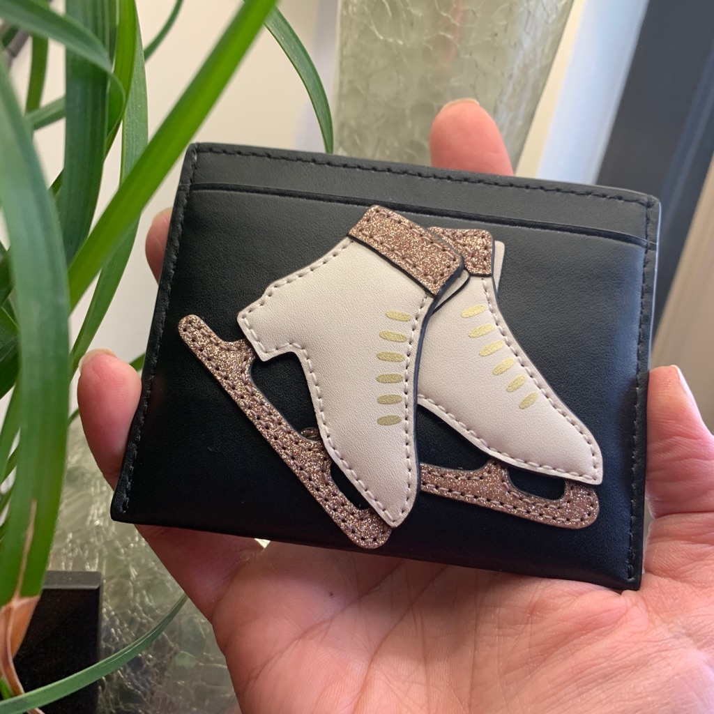 RareAuthentic Kate Spade Leather Iceskater Card Case